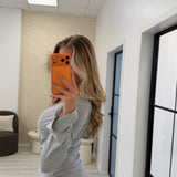 Palm wrap blouse